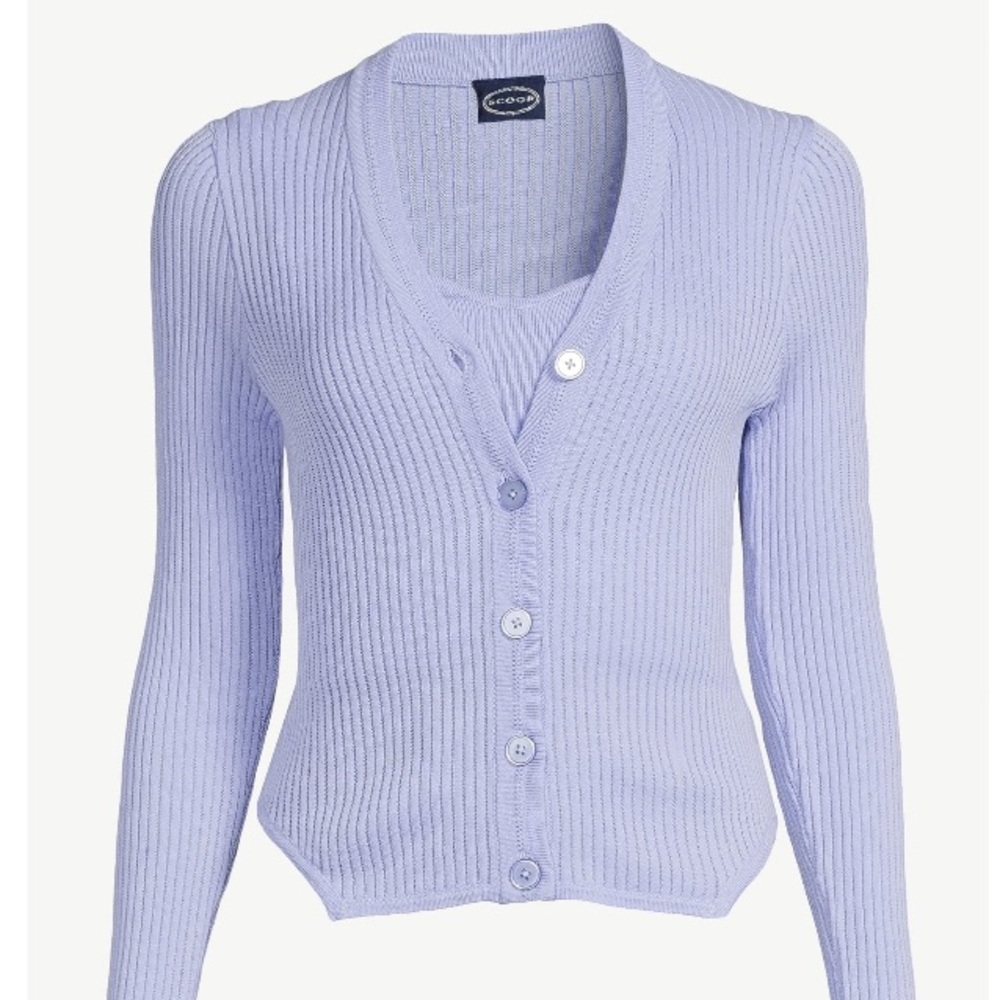 NWT Scoop Knit Cardigan Sweater Sizes Large